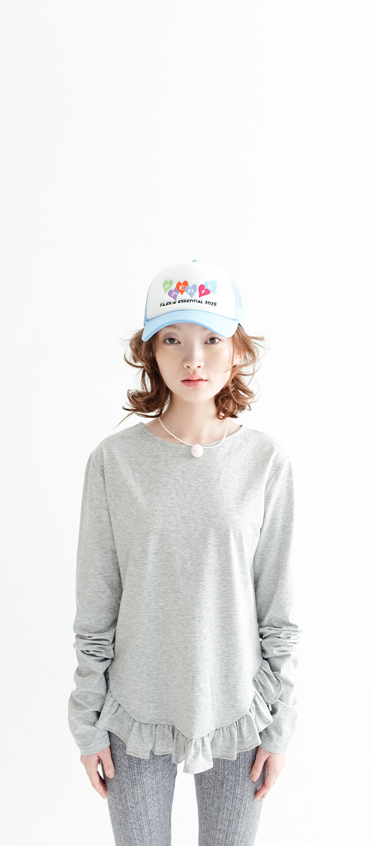 【fa.er.ie】tencel frill long top tencel frill long top
