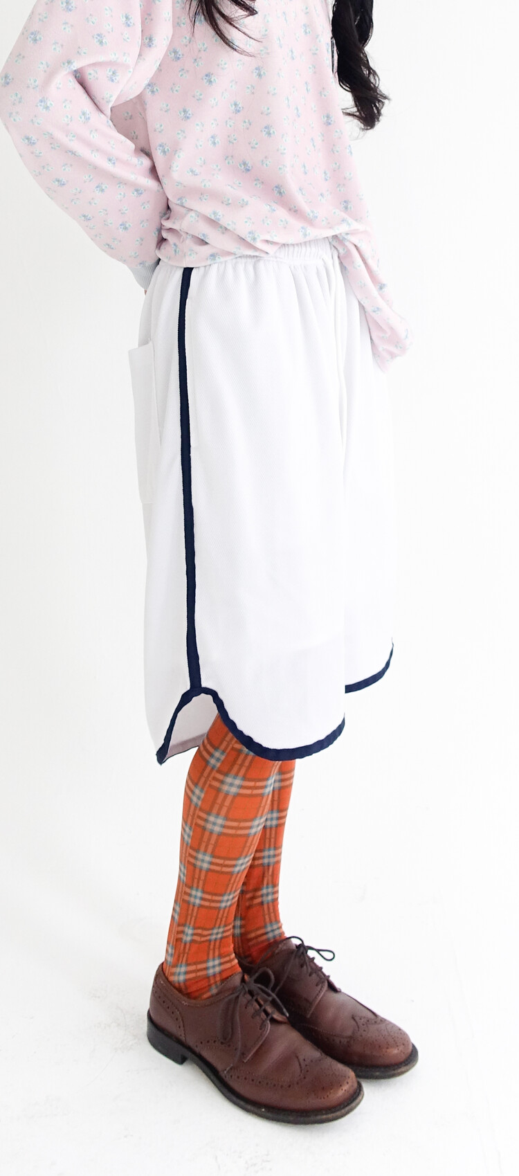 ★fa.er.ie★shining sporty boxer pants (ivory)★韓国送料込 5차☆[F.E.E.S] shining sporty boxer pants (ivory)