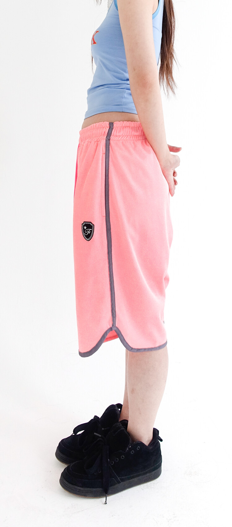 【fa.er.ie】shining sporty boxer pants 3차☆[F.E.E.S] shining sporty boxer pants (neon pink)