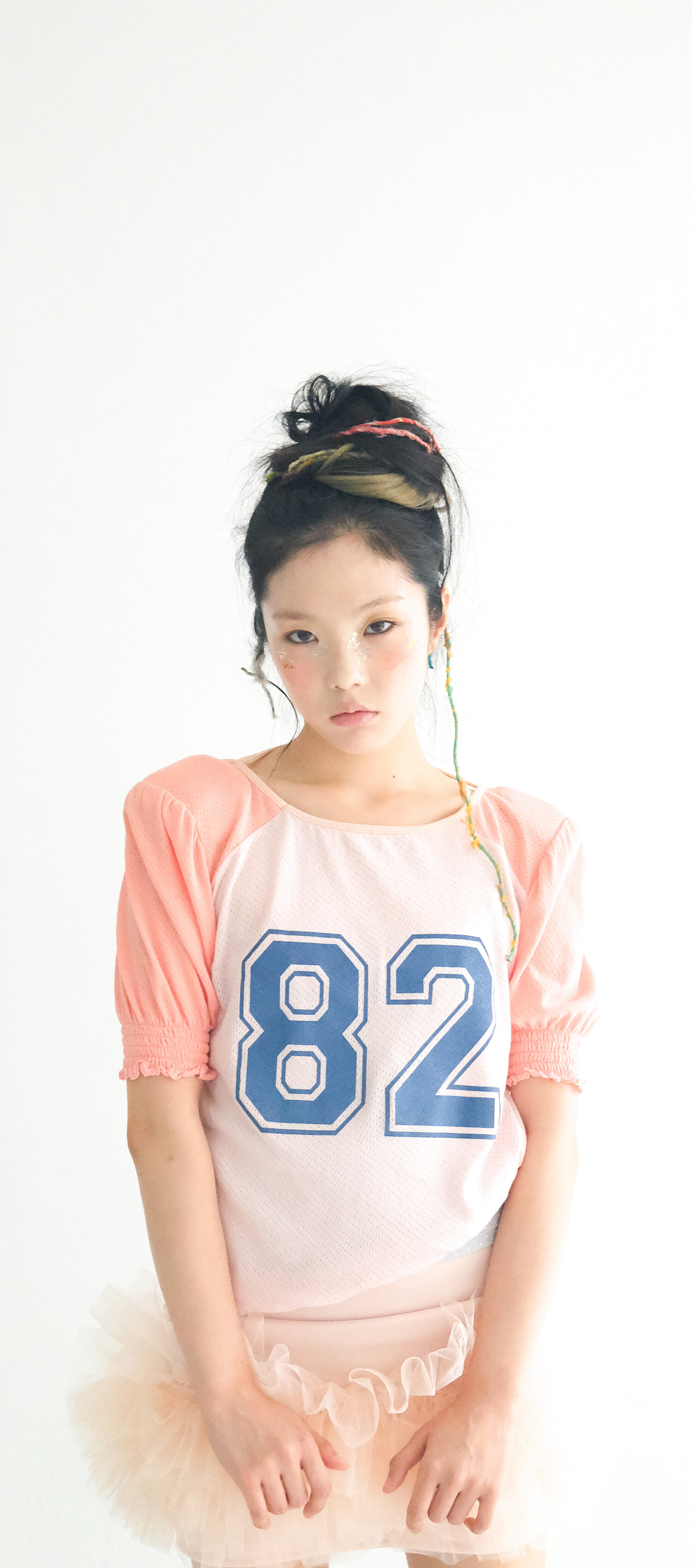 ★fa.er.ie★pad shoulder raglan half top (beige)★韓国送料込 페어리 FA.ER.IE [fa.er.ie] pad shoulder raglan half top
