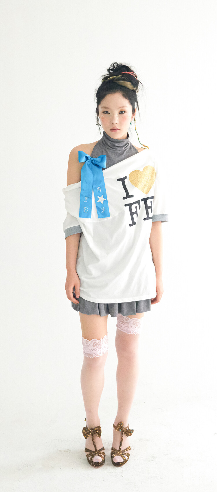 ★fa.er.ie★cowl neck button t-shirt (ivory)★韓国送料込 4차☆[fa.er.ie] cowl neck button t-shirt (ivory)