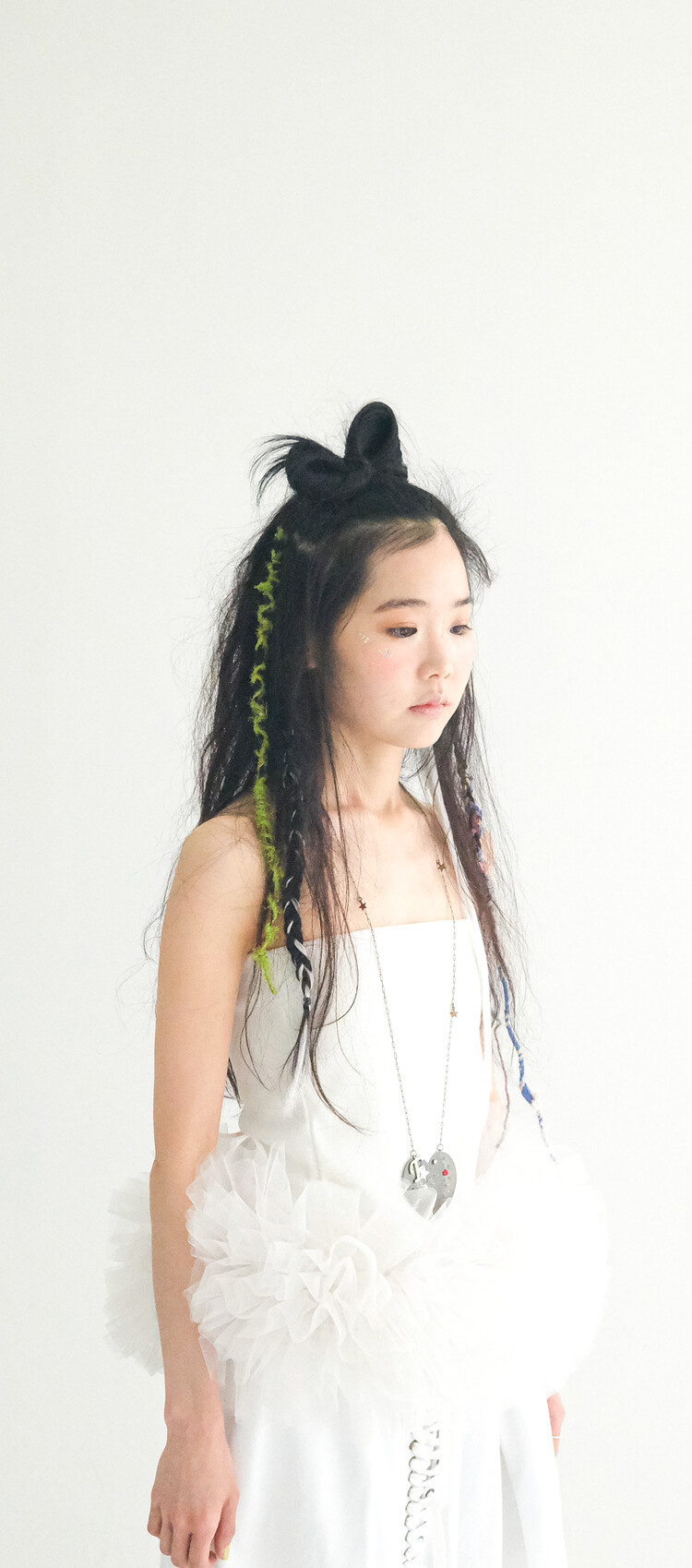 【fa.er.ie】jersey volume tulle skirt fa.er.ie] jersey volume tulle skirt (ivory)