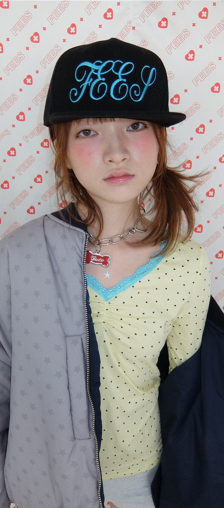 トップス faerie mini heart lace top 17차☆[F.E.E.S] mini heart lace top (lemon)