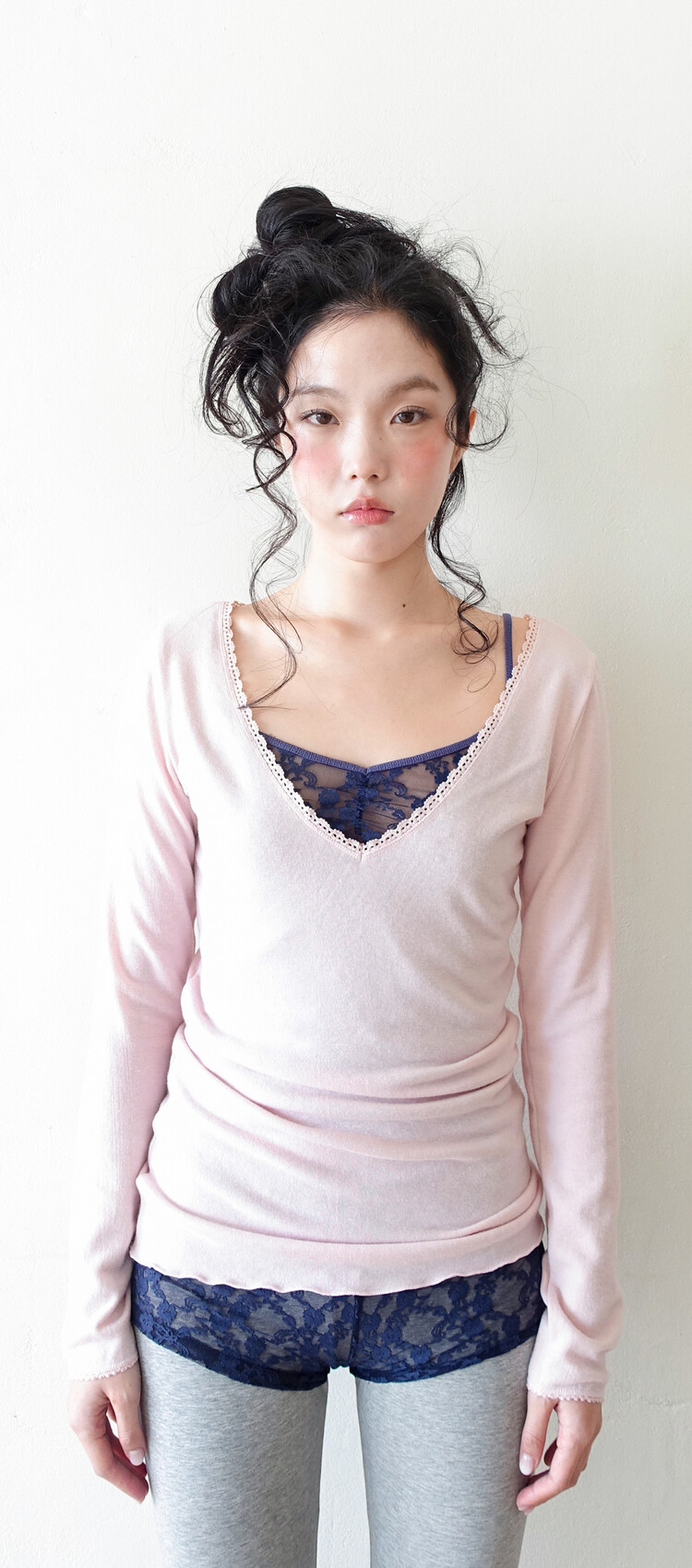 【新品未使用】fa.er.ie [fe.3] iris long top 4차☆[fe.3] iris long top (pink)