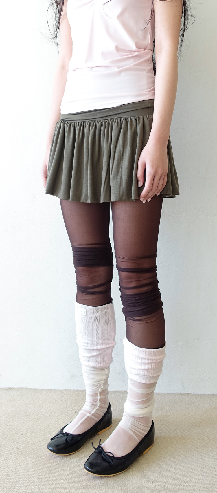 5차☆[fe.3] yuzu skirt (khaki)