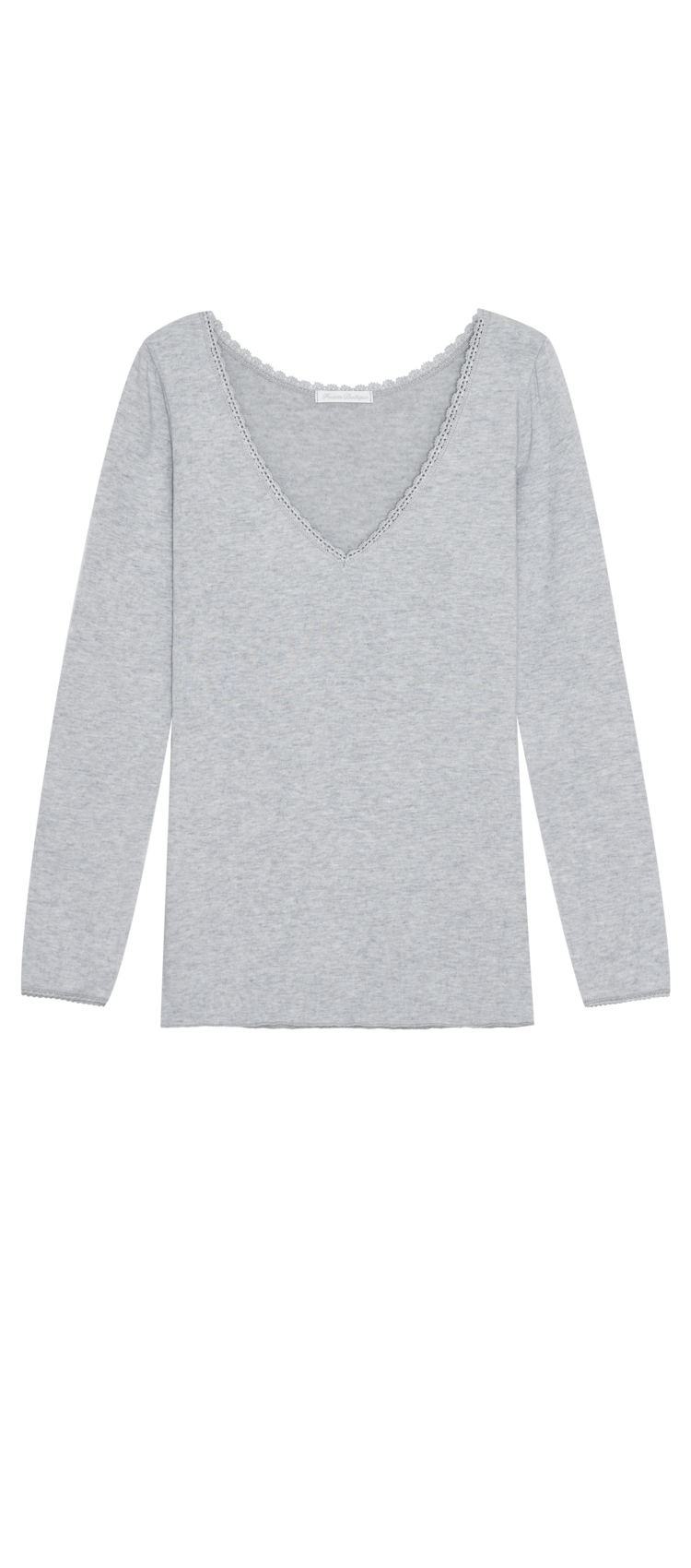 3차☆[fe.3] iris long top (melange grey)