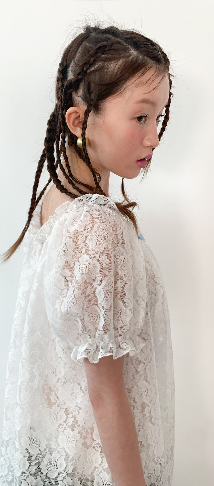 8차☆[F.E.E.S] rosie lace dress (white)