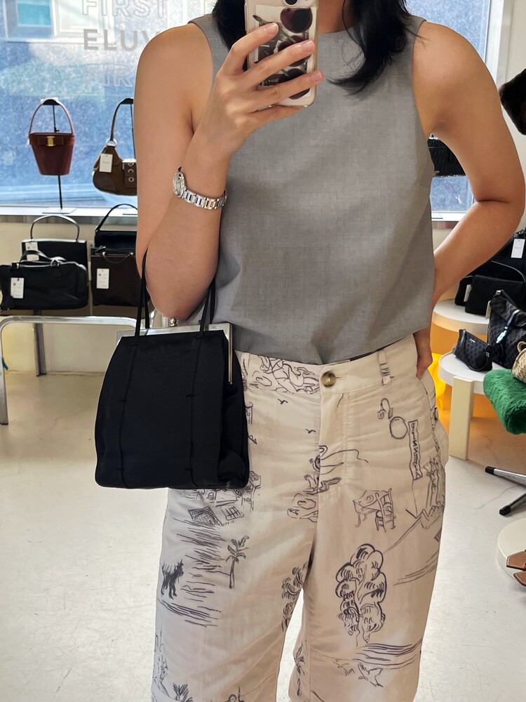 PRADA Satin Clasp Mini Bag