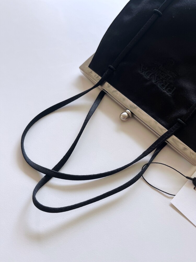 PRADA Satin Clasp Mini Bag