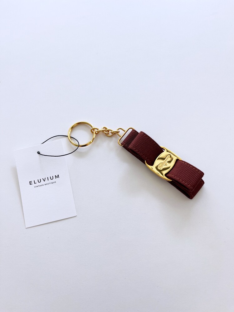 SALVATORE FERRAGAMO Vara Ribbon Key Ring