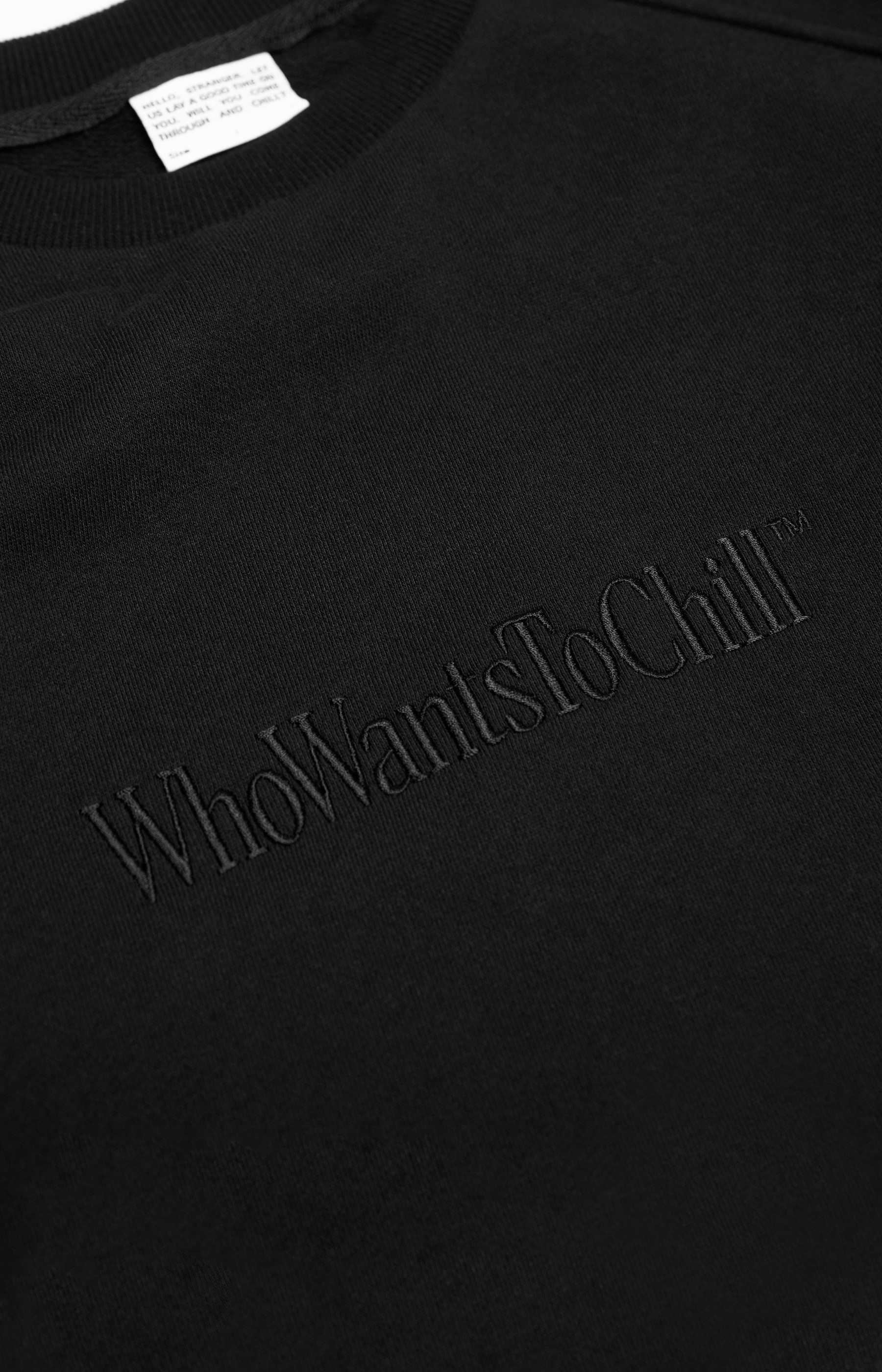 PUZZLE PRINTING SWEATSHIRT [BLACK]