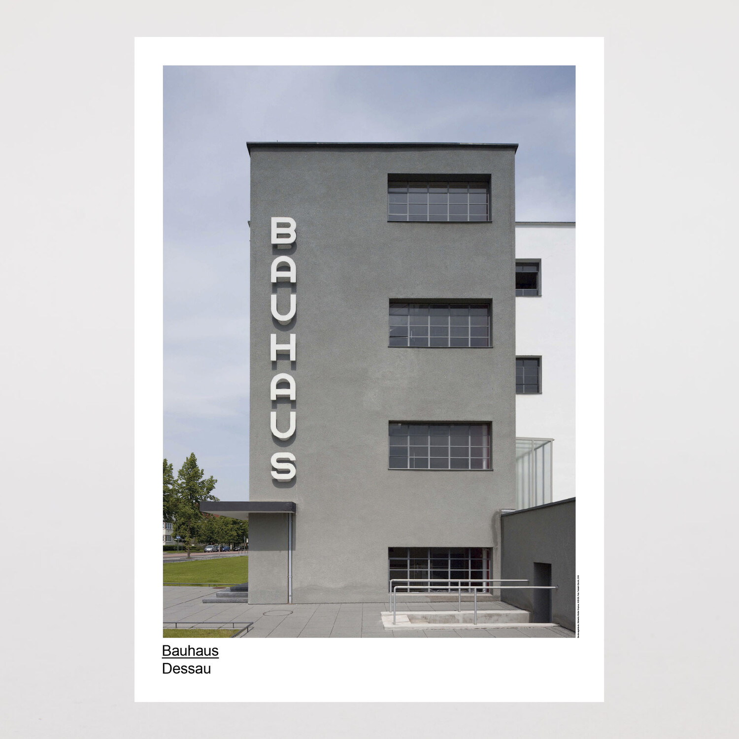 Bauhaus dessau building (only poster)