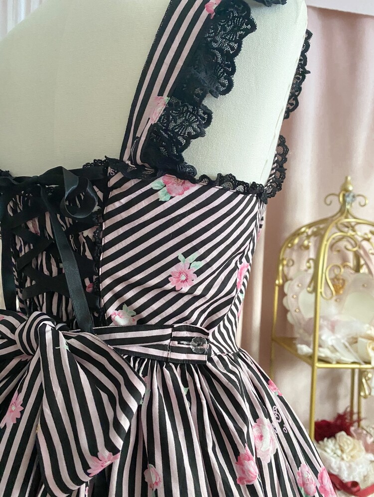 ANGELIC PRETTY Tiara rose JSK KCティアラローズ Tiara Rose Chest Ribbon JSK by Angelic Pretty