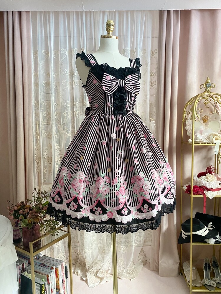 ANGELIC PRETTY Tiara rose JSK KCティアラローズ Tiara Rose Tiered JSK by Angelic Pretty