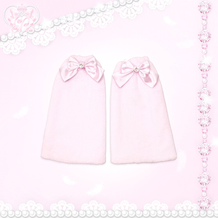 BABY CHERRY LEG WARMER (baby pink) BABY CHERRY LEG WARMER (baby pink)