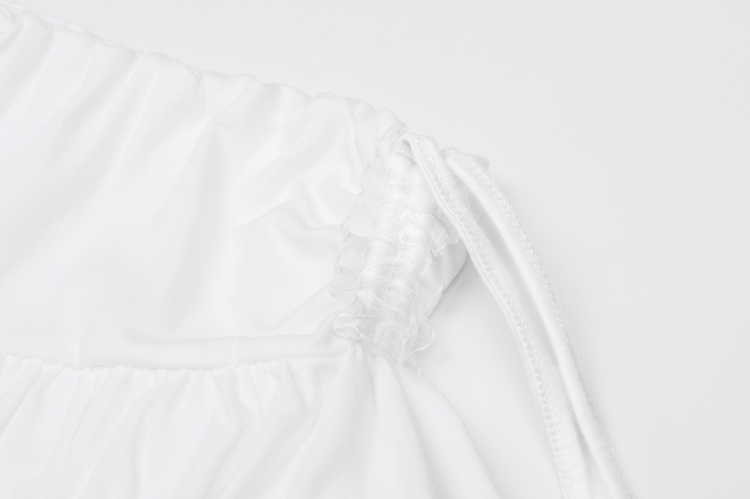 トップス shushucherry DOLLY HIME OFF SHOULDER T DOLLY HIME OFF-SHOULDER T (white)