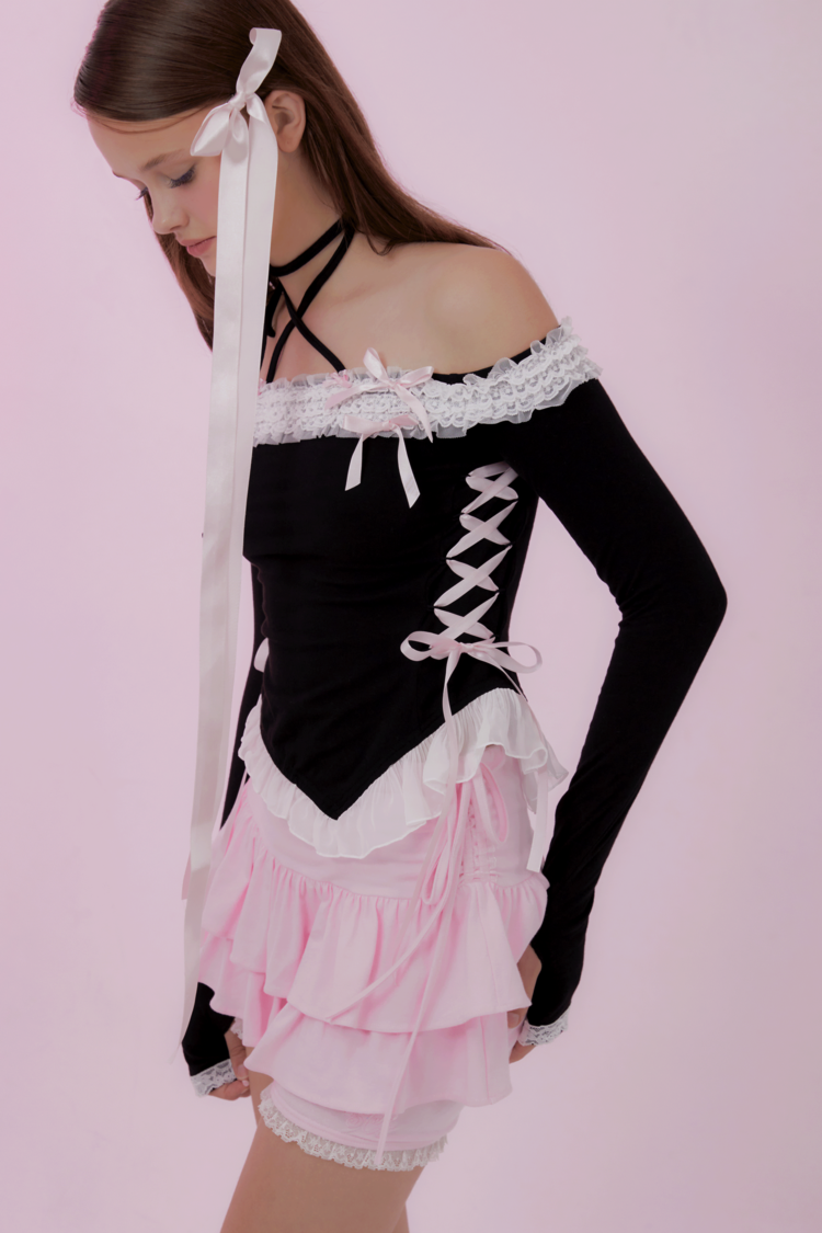 shushucherry シュシュチェリー 슈슈체리 トップス オフショルダー shushucherry トップス オフショルダー シュシュチェリー トップス