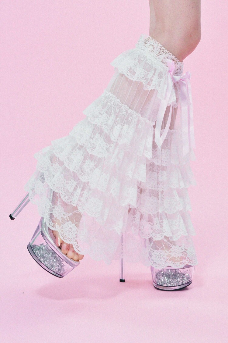レッグウェア shushucherry ANGEL SHUSHU LEGWARMER shushucherry ANGEL SHUSHU LEGWARMER