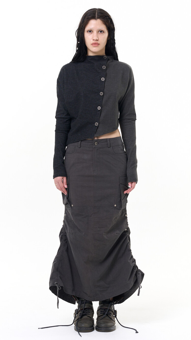 Mermaid cargo maxi skirt