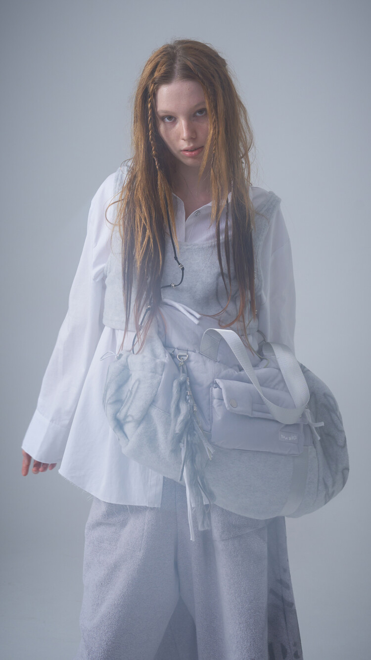 【TENSE DANCE】23ss Heart big bag Heart big bag_light gray