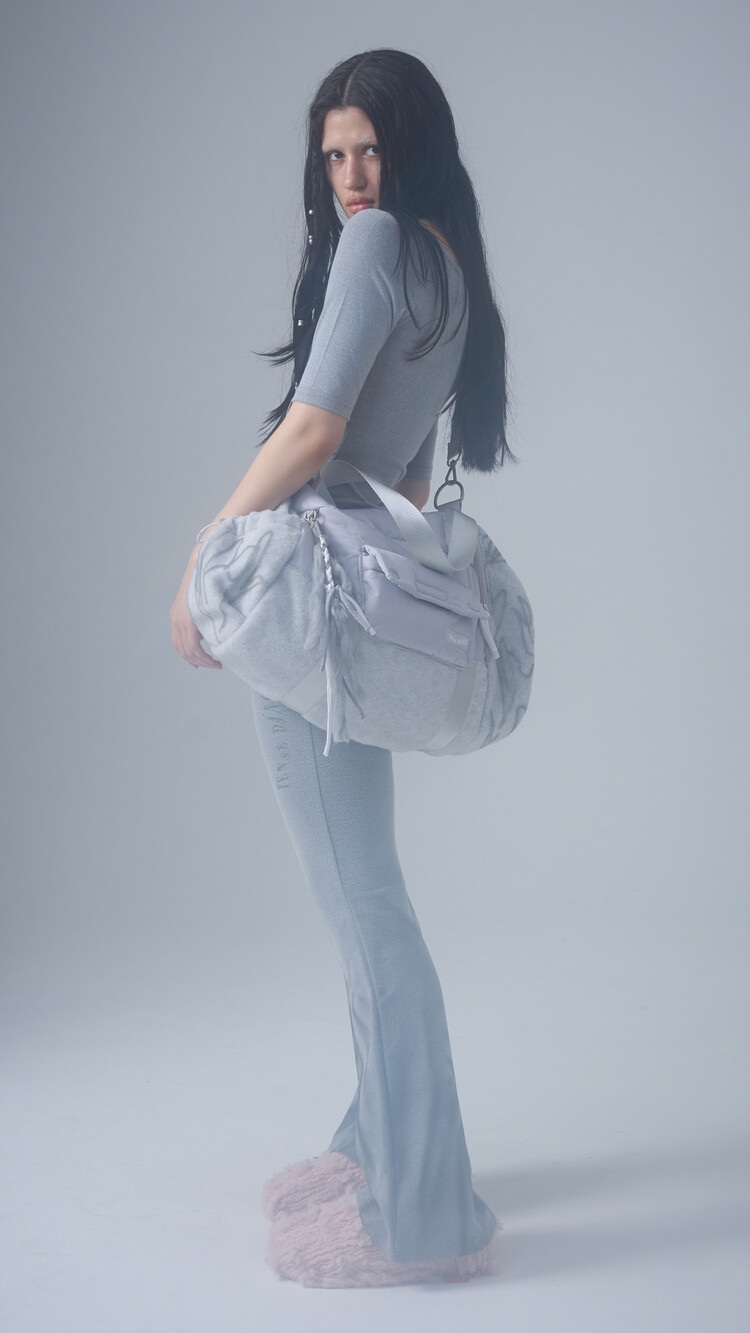 【TENSE DANCE】23ss Heart big bag Heart big bag_light gray