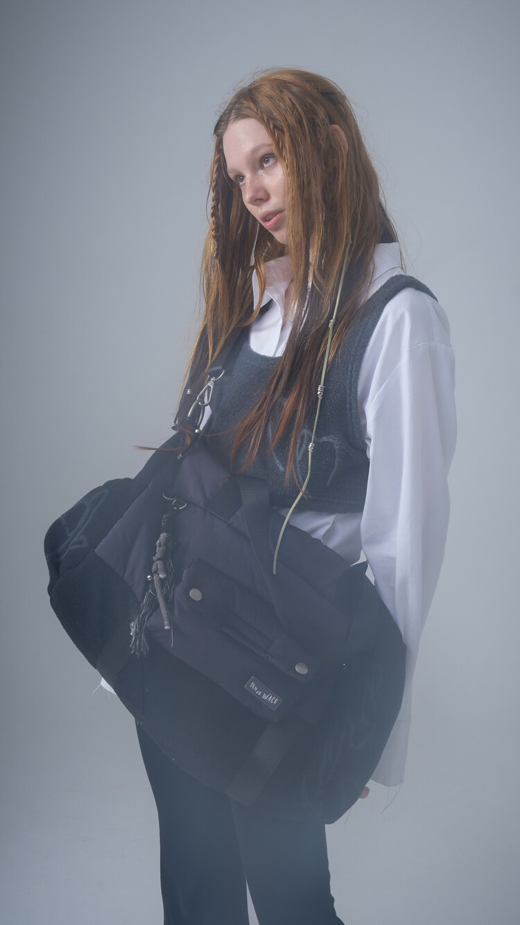 【TENSE DANCE】23ss Heart big bag Heart big bag_black