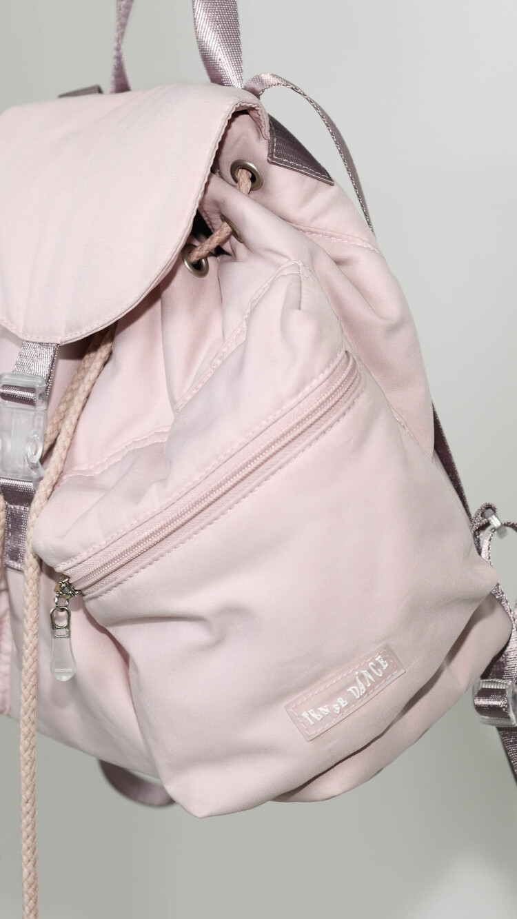 tensedance ピンク フラップ付きバックパック