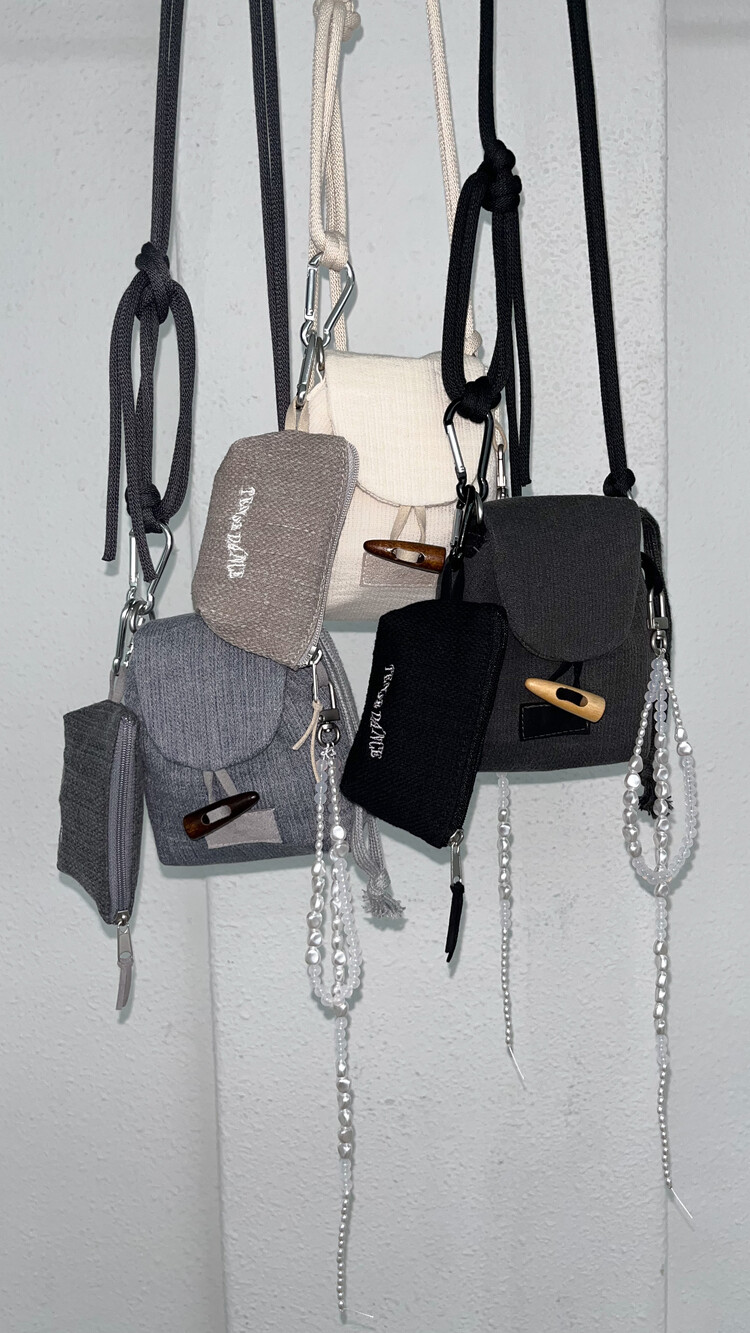 バッグ TENSEDANCE Mini keyring bag_vintage blue Mini keyring bag_vintage blue