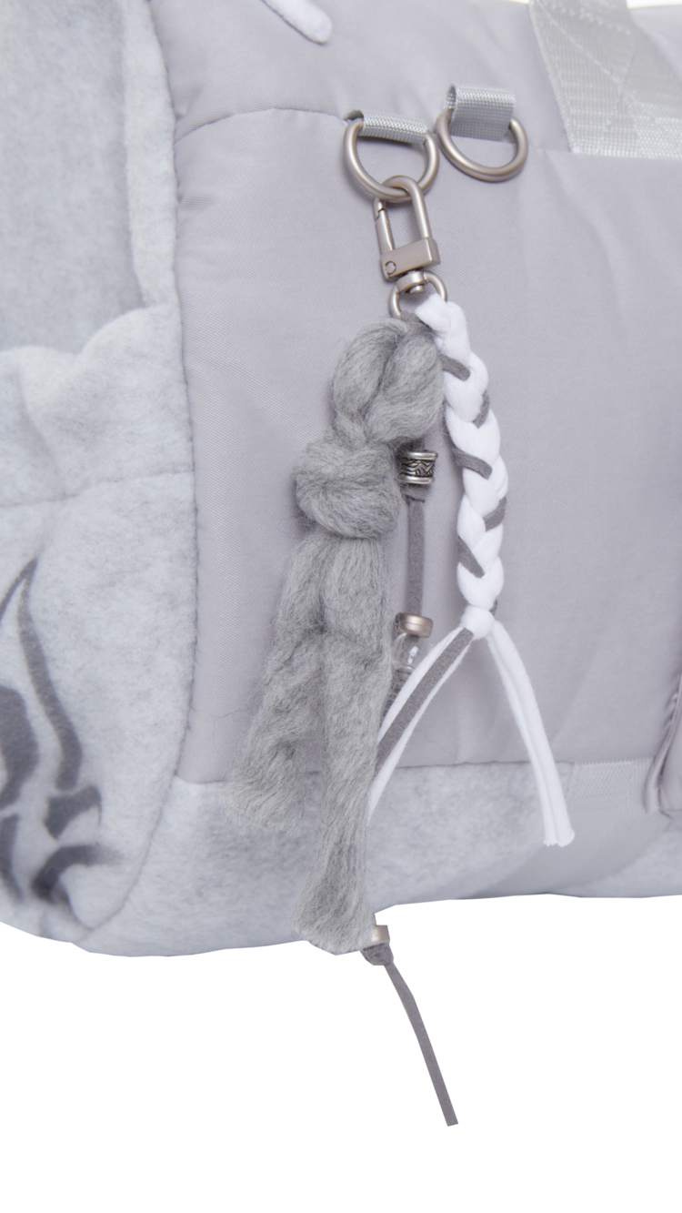 ☆TENSE DANCE☆Heart big bag ショルダーバッグ 韓国発 TENSE DANCE] Heart big bag_light gray 正規品 韓国ブランド