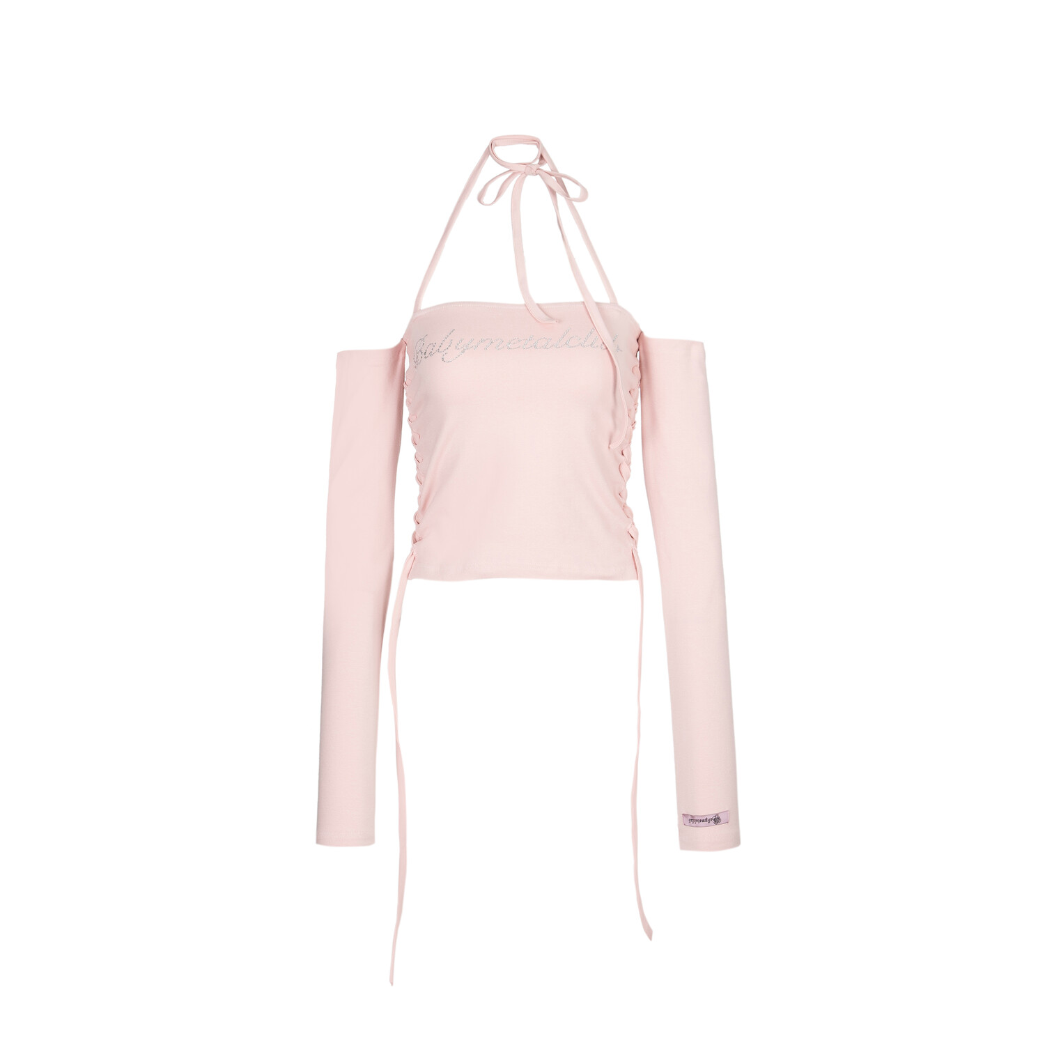 Babymetalclub babymetalclub string top pink Choker Tee Pink 