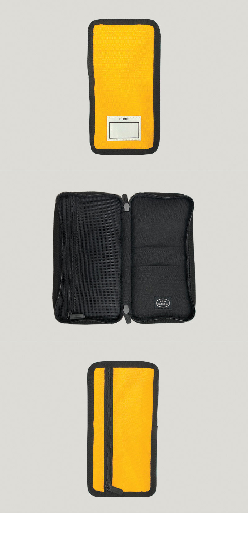 PENCIL POUCH_YELLOW_HOWKIDSFUL