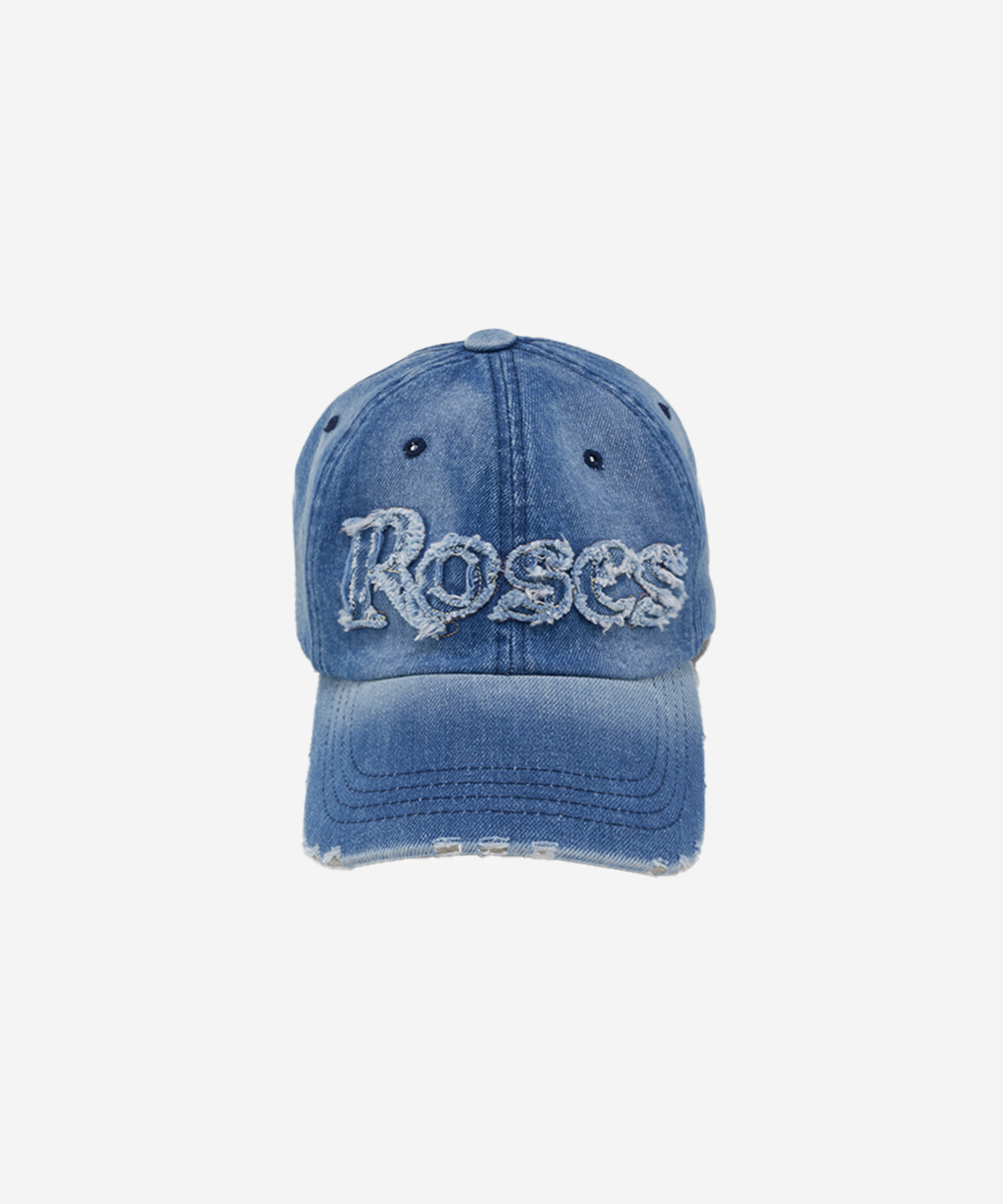 Roses Denim Ball Cap