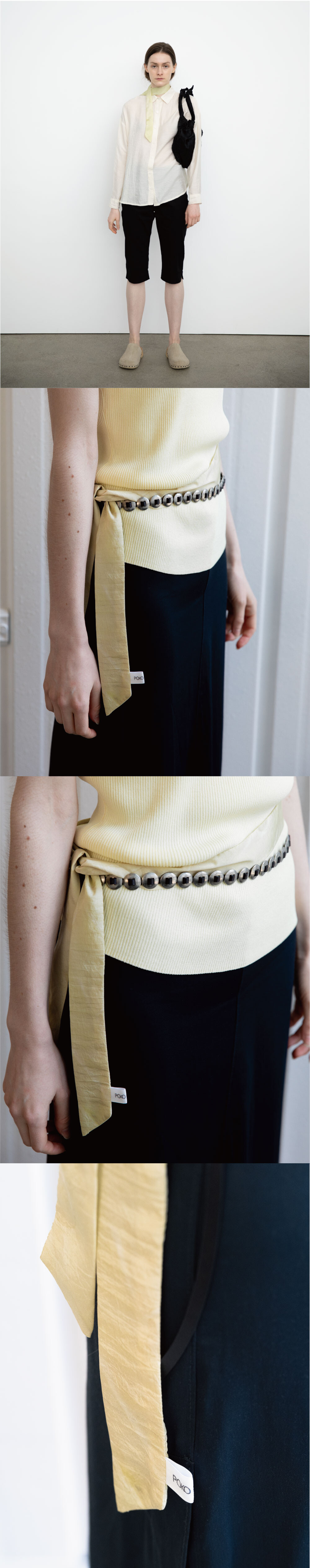 CRINKLE SCARF (YELLOW)