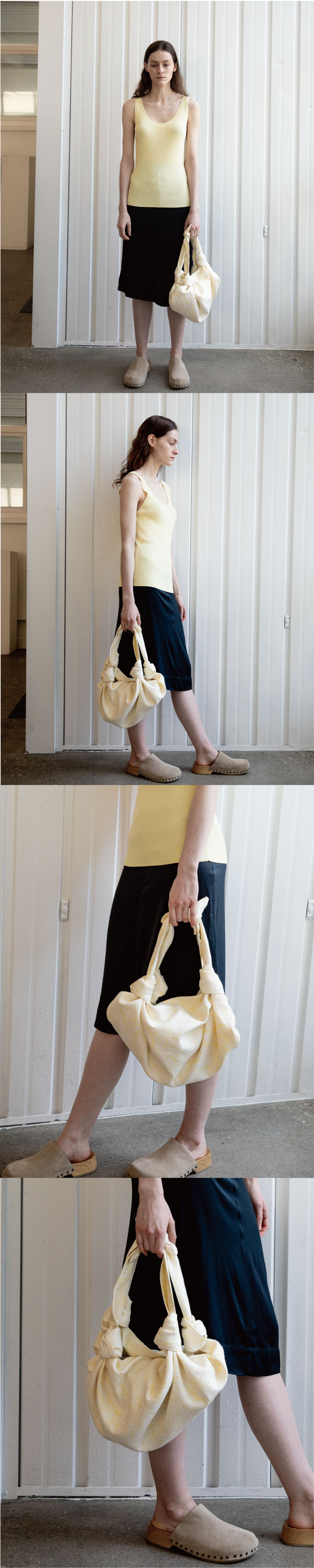 DOUBLE KNOT BAG (PURE YELLOW)