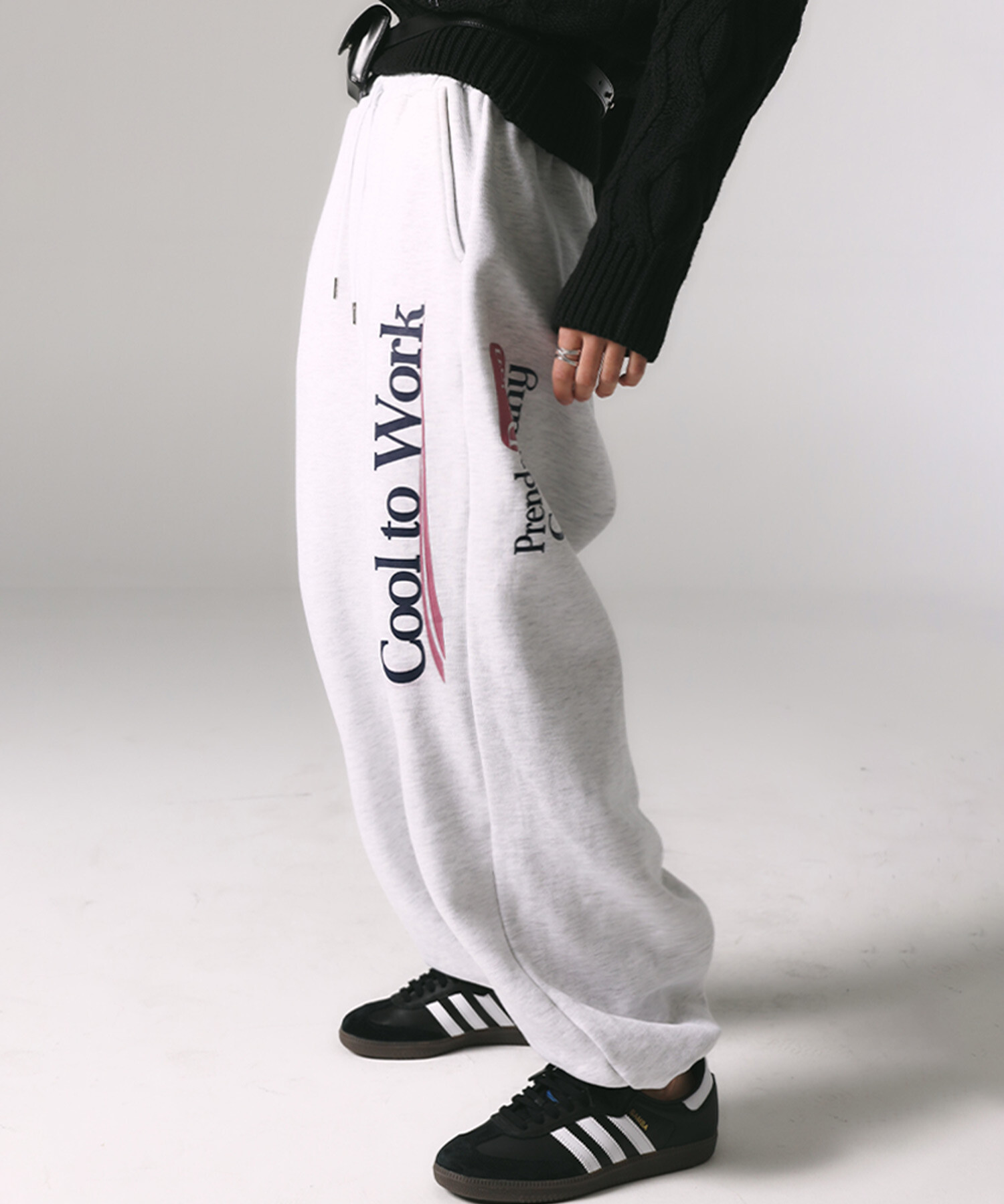 ★ PRENDA★ COOL TO WORK JOGGER PANTS HEATHER GRAY PRTTAWPT ☆ PRENDA☆ COOL TO WORK JOGGER PANTS HEATHER GRAY PRTTAWPT