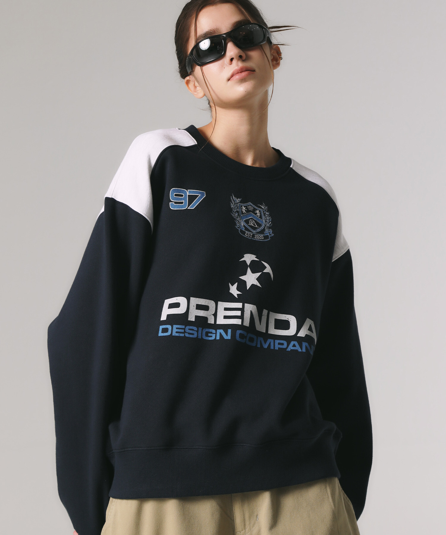 ◇PRENDA◇ STAR PDC UNIFORM SWEATSHIRT NAVY STAR PDC UNIFORM SWEATSHIRT NAVY