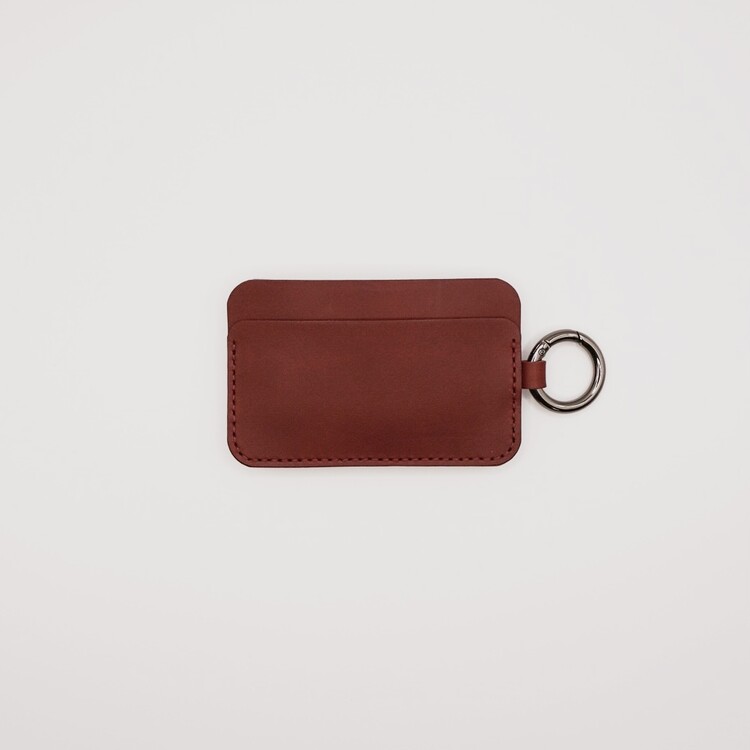 soft card wallet_wine