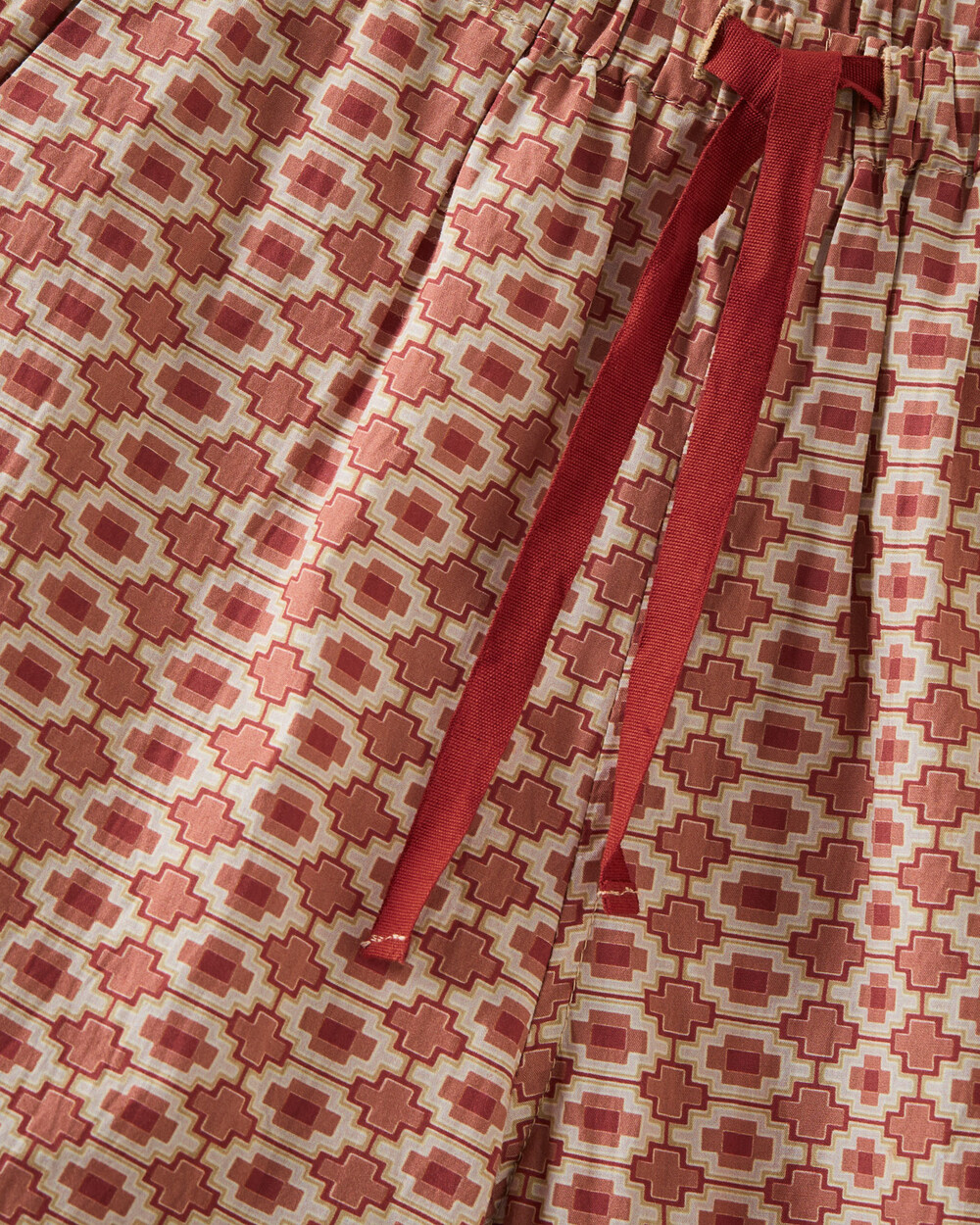 BAMBOO CHILDREN'S COTTON SHIRT - KALEIDOSCOPE PRINT