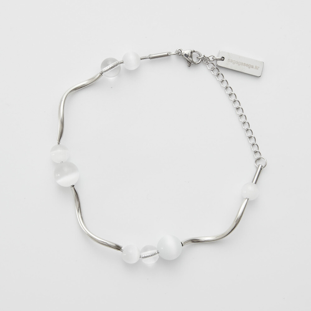 white wave bracelet