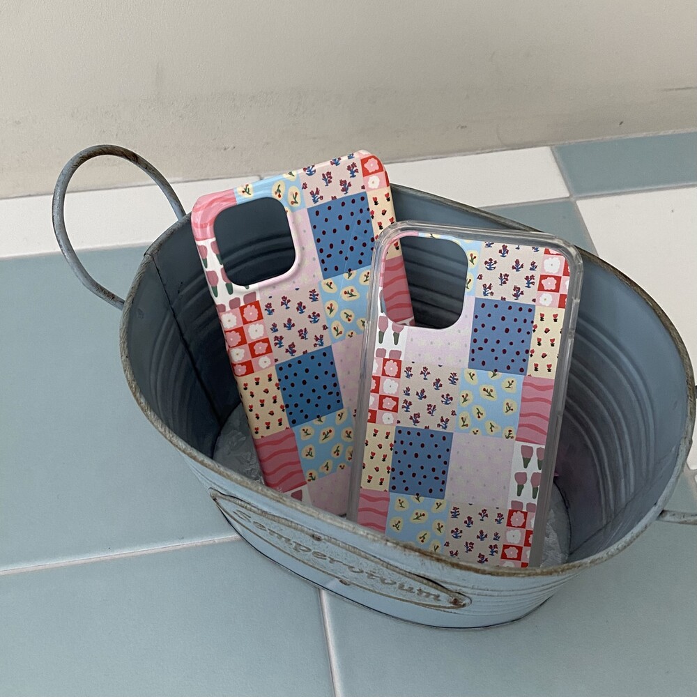 patchwork phone case (2type)