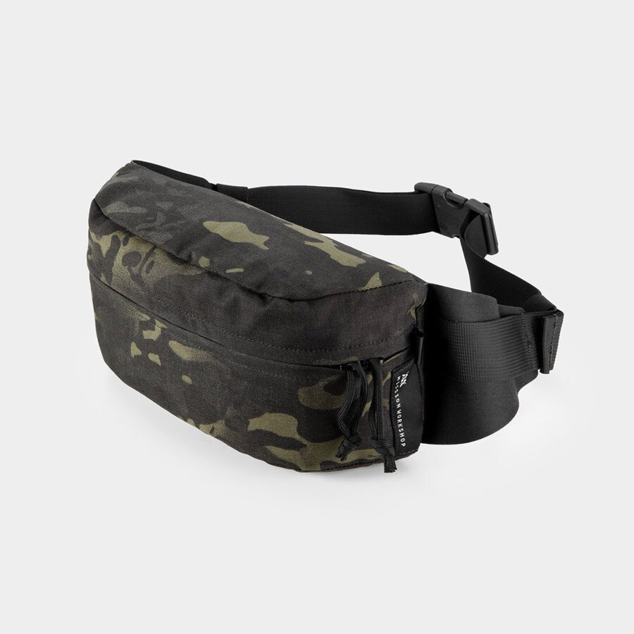 black multicam fanny pack