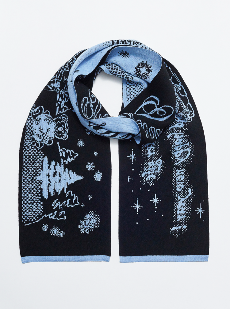 ＊韓国＊［FRAGFARM］fragfarm Winter Muffler Black fragfarm Winter Muffler ( ✰ 1st Release ✰ ) - fragfarm