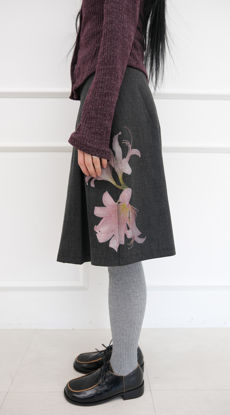 ＊韓国＊［FRAGFARM］Magic Lily Skirt S,M Magic Lily Skirt