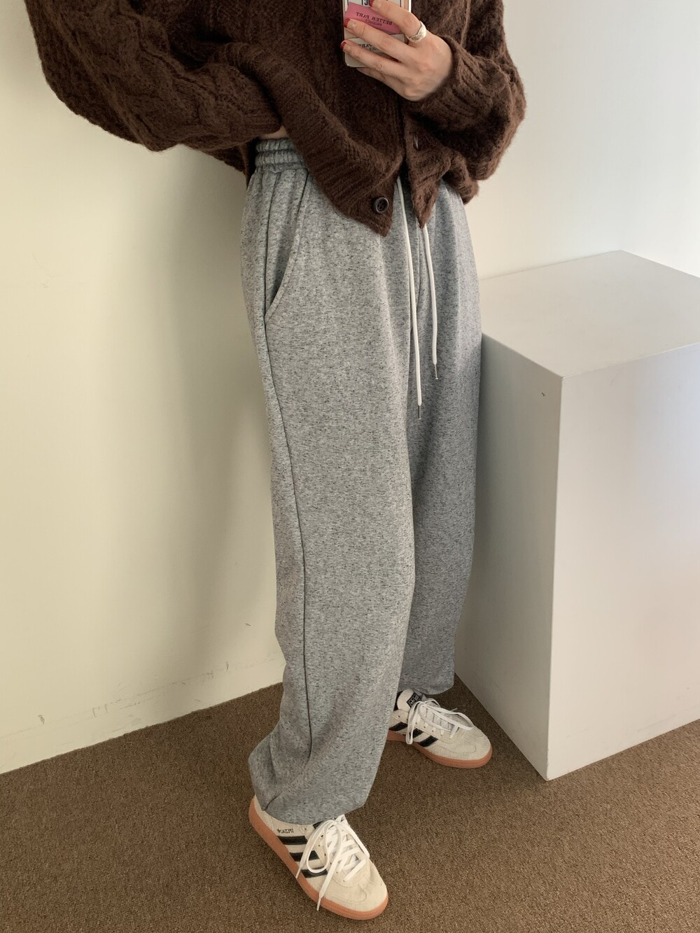 cookie jogger pt (grey)(기모)