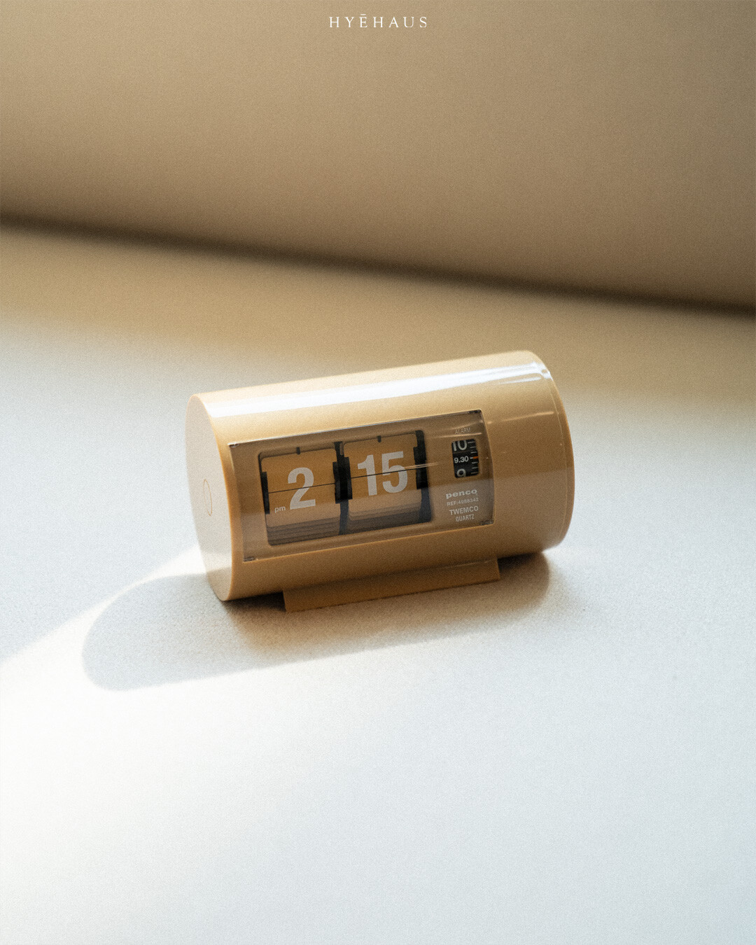 Penco Desk Clock BEIGE