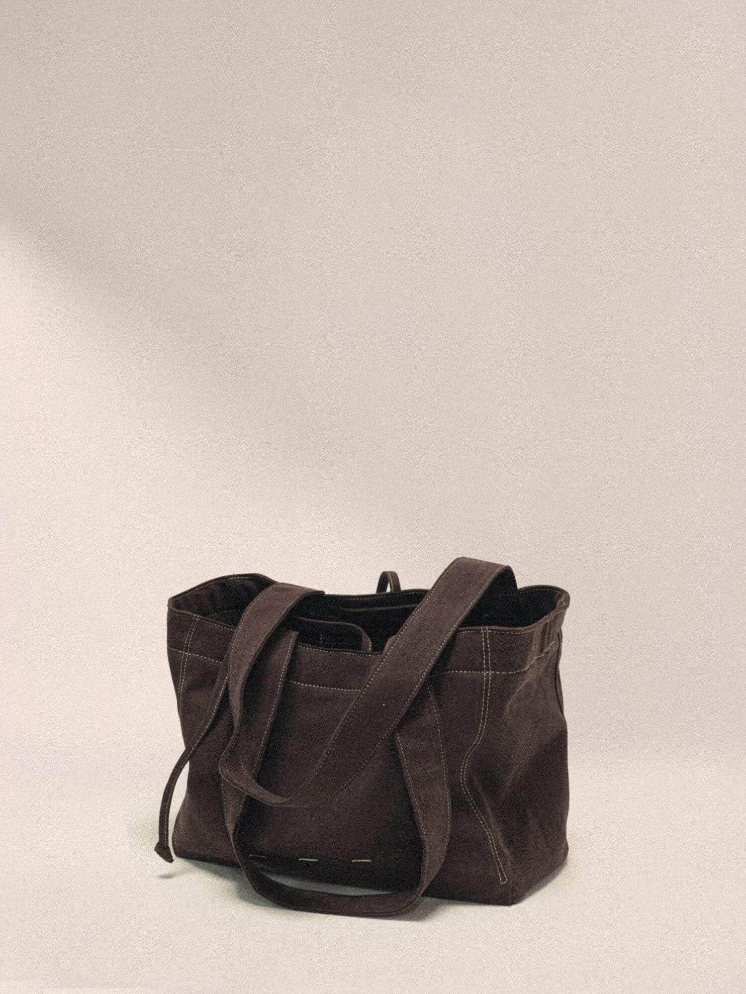 VINTAGE CANVAS BAG BROWN