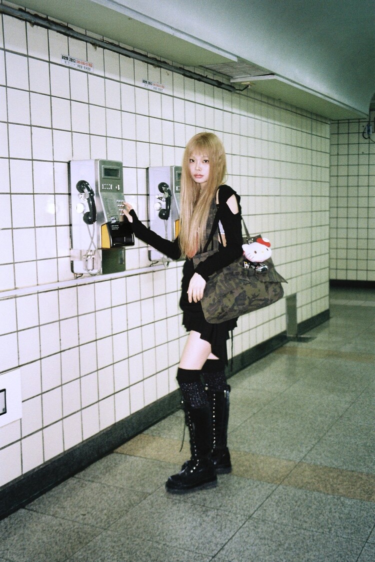 4th]Ribbon bag (star camo)