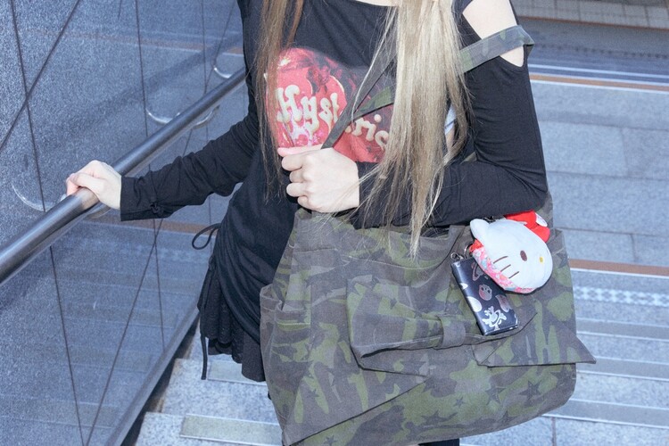 ★PINCUNOMARU★Ribbon bag (star camo)★正規品/韓国送料込 4th]Ribbon bag (star camo)