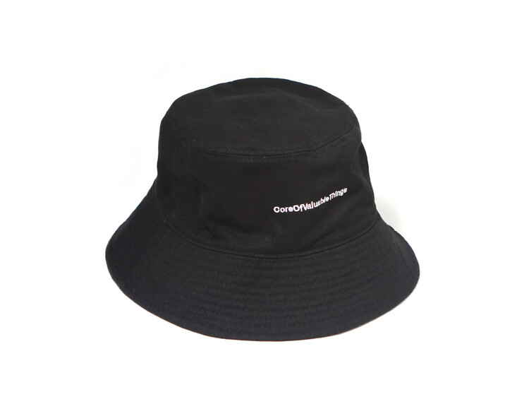 Black bucket sales cap