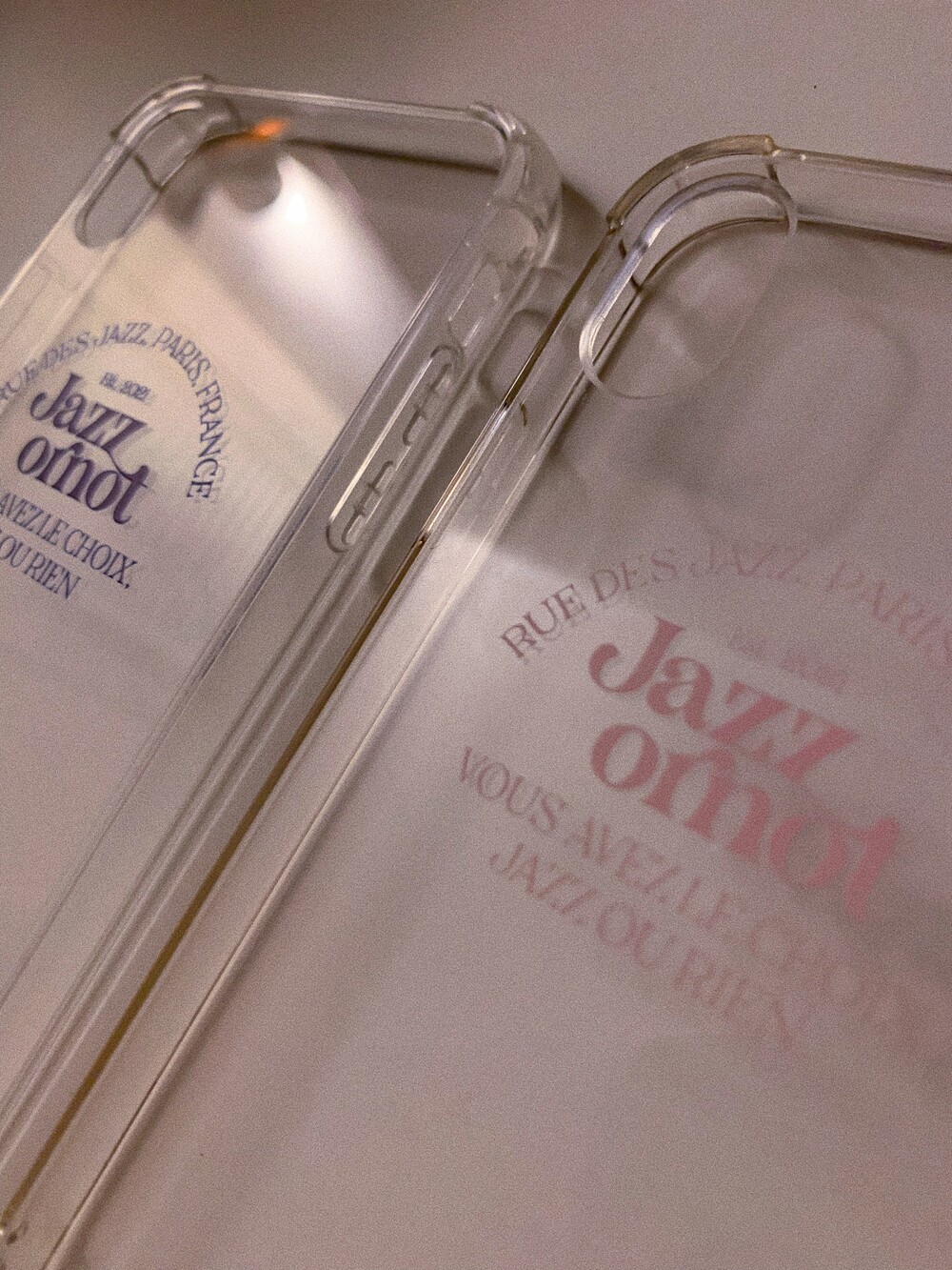 Coeur Navy Phone Case(Clear)